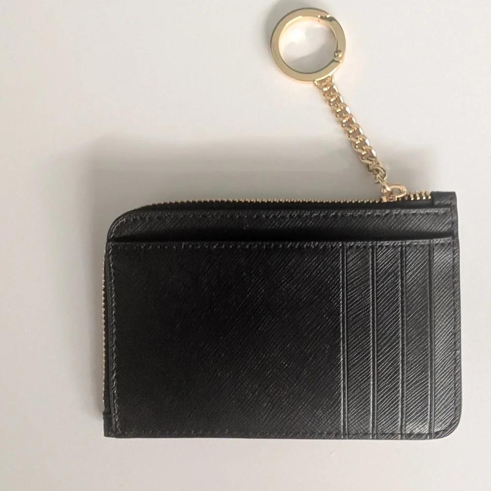 Kate Spade Black Key Holder with Gold Accents